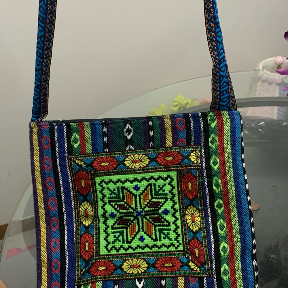 Colorful Embroidered Women's crossbody Bag